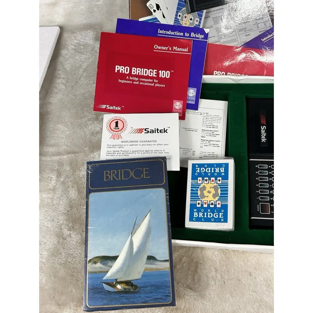 Saitek Pro Bridge 100 Handheld Electronic Computer New Condition
